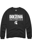 Main image for Evelyn Doezema Rally Mens Black Michigan State Spartans NIL Stacked Box Crew Sweatshirt
