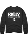 Main image for Grace Kelly Rally Mens Black Michigan State Spartans NIL Stacked Box Crew Sweatshirt