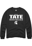 Main image for Jocelyn Tate Rally Mens Black Michigan State Spartans NIL Stacked Box Crew Sweatshirt