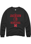 Main image for Andi Jackson Rally Mens Black Nebraska Cornhuskers NIL Sport Icon Crew Sweatshirt