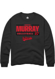 Main image for Harper Murray Rally Mens Black Nebraska Cornhuskers NIL Stacked Box Crew Sweatshirt