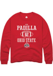 Main image for Josh Padilla Rally Mens Red Ohio State Buckeyes NIL Sport Icon Crew Sweatshirt