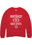 Main image for Luke Montgomery Rally Mens Red Ohio State Buckeyes NIL Sport Icon Crew Sweatshirt