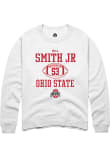 Main image for Will Smith Jr. Rally Mens White Ohio State Buckeyes NIL Sport Icon Crew Sweatshirt