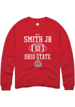 Main image for Will Smith Jr. Rally Mens Red Ohio State Buckeyes NIL Sport Icon Crew Sweatshirt