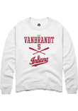 Main image for Aly VanBrandt Rally Mens White Indiana Hoosiers NIL Sport Icon Crew Sweatshirt