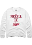 Main image for Luca Fickell Rally Mens White Indiana Hoosiers NIL Sport Icon Crew Sweatshirt