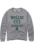 Main image for Ade Willie Rally Mens Graphite Michigan State Spartans NIL Sport Icon Crew Sweatshirt