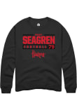 Main image for Grant Seagren Rally Mens Black Nebraska Cornhuskers NIL Stacked Box Crew Sweatshirt