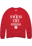 Main image for Kwinten Ives Rally Mens Red Nebraska Cornhuskers NIL Sport Icon Crew Sweatshirt
