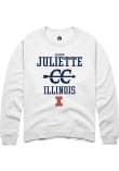 Main image for Shawn Juliette Rally Mens White Illinois Fighting Illini NIL Sport Icon Crew Sweatshirt