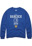 Main image for Olivia Babcock  Rally Pitt Panthers Mens Blue NIL Sport Icon Long Sleeve Crew Sweatshirt