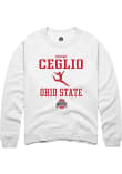 Main image for Reagan Ceglio Rally Mens White Ohio State Buckeyes NIL Sport Icon Crew Sweatshirt