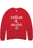 Main image for Reagan Ceglio Rally Mens Red Ohio State Buckeyes NIL Sport Icon Crew Sweatshirt