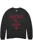 Main image for Garrett Hicks Rally Mens Black Indiana Hoosiers NIL Sport Icon Track Crew Sweatshirt