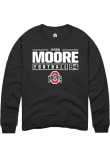 Main image for Jason Moore Rally Mens Black Ohio State Buckeyes NIL Stacked Box Crew Sweatshirt