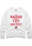 Main image for Nolan Baudo Rally Mens White Ohio State Buckeyes NIL Sport Icon Crew Sweatshirt