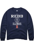 Main image for AJ Redd Rally Mens Navy Blue Illinois Fighting Illini NIL Sport Icon Crew Sweatshirt