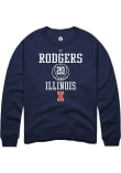 Main image for Ty Rodgers Rally Mens Navy Blue Illinois Fighting Illini NIL Sport Icon Crew Sweatshirt