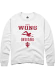 Main image for Benson Wong Rally Mens White Indiana Hoosiers NIL Sport Icon Crew Sweatshirt