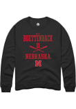 Main image for Max Buettenback Rally Mens Black Nebraska Cornhuskers NIL Sport Icon Crew Sweatshirt