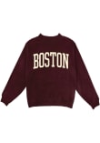 Main image for Blue 84 Boston Massachusetts Womens Red Boston Moc neck Crew Sweatshirt