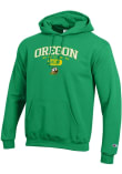 Main image for Mens Oregon Ducks Green Champion Pill Box Mom Powerblend Hooded Sweatshirt