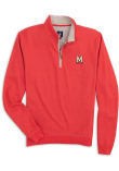 Main image for Mens Maryland Terrapins Red Johnnie O Sully Qtr Zip Pullover