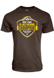 Main image for Western Michigan Broncos Brown Blue 84 2026 Back-To-Back D1 Jazz National Champions Short Sleeve T..