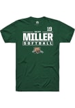Main image for Skipp Miller Green Ohio Bobcats NIL Stacked Box Short Sleeve T Shirt