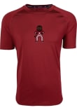 Main image for Indiana Hoosiers Red Greyson Falcon Short Sleeve T Shirt