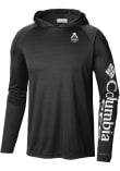 Main image for Mens Purdue Boilermakers Black Columbia Heat Seal Terminal Tackle Long Sleeve Hoodie