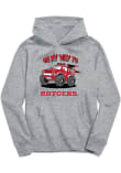 Main image for Toddler Rutgers Scarlet Knights Grey Vive La Fete On My Way Long Sleeve Hooded Sweatshirt