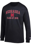 Main image for Mens Nebraska Cornhuskers Black Champion Font Class of 2026 Jersey Tee