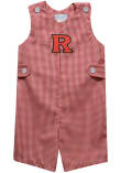 Main image for Toddler Rutgers Scarlet Knights Red Vive La Fete Gingham Overalls