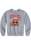 Main image for Youth Nebraska Cornhuskers Grey Summit Sportswear Bear Necessities Long Sleeve Crew Sweatshirt