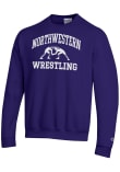 Main image for Mens Northwestern Wildcats Purple Champion Wrestling Icon Powerblend Crew Sweatshirt
