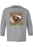 Main image for Youth Western Michigan Broncos Grey Summit Sportswear 2025 National Mens Hockey Champions Long Sle..