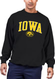 Main image for Mens Black Iowa Hawkeyes Arch Big and Tall Crew Sweatshirt
