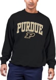 Main image for Mens Black Purdue Boilermakers Arch Big and Tall Crew Sweatshirt