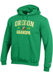 Main image for Mens Oregon Ducks Green Champion Est. Date Grandpa Powerblend Hooded Sweatshirt