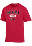 Main image for Miami RedHawks Red Champion Class of 2025 Pill Jersey Short Sleeve T Shirt