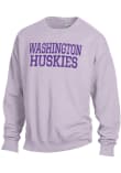 Main image for Mens Washington Huskies Lavender ComfortWash Garment Dyed Crew Sweatshirt