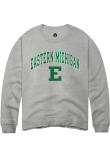 Main image for Mens Eastern Michigan Eagles Grey Rally Arch Mascot Crew Sweatshirt