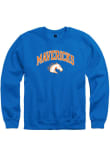 Main image for Rally UTA Mavericks Mens Blue Arch Mascot Long Sleeve Crew Sweatshirt