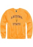 Main image for Mens Gold Arizona State Sun Devils Number One Design Team Logo Crew Sweatshirt
