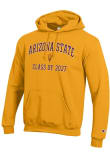 Main image for Champion Arizona State Sun Devils Mens Gold Font Class of 2027 Powerblend Long Sleeve Hoodie