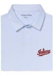 Main image for Mens Indiana Hoosiers Light Blue Mizzen+Main Versa Stripe Short Sleeve Fashion Polo