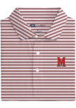 Main image for Mens Maryland Terrapins Red Onward Reserve Club House Stripe Short Sleeve Fashion Polo