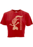 Main image for Nebraska Cornhuskers Boyfriend Crop Short Sleeve T-Shirt - Red